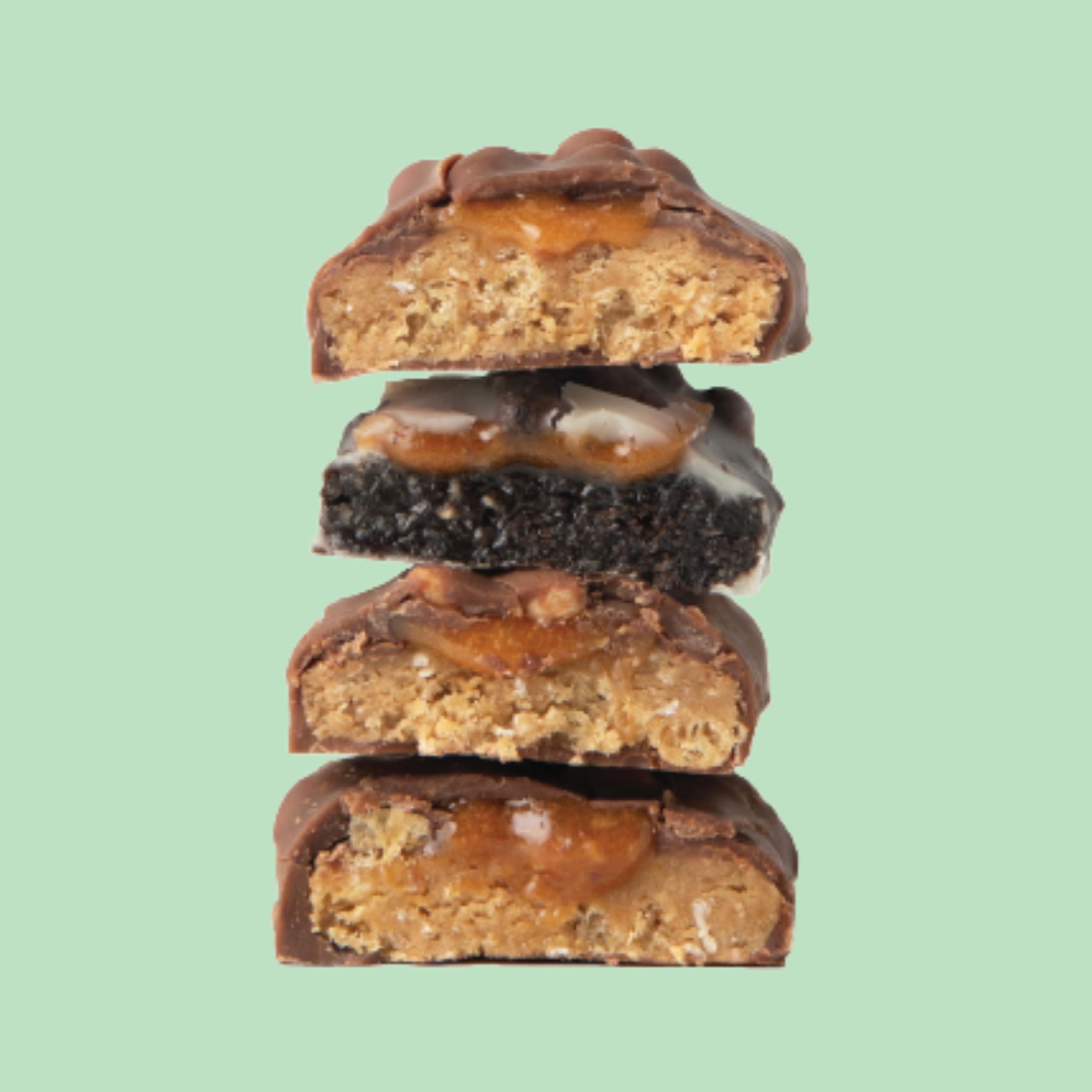 YuBi Bars - Protein Bars - 12 Bar Variety Pack - 100 Calories, 10g of Protein, Low Sugar, Low Carb, Palm Oil Free/Non-GMO, Gluten Free, Dairy Free, Healthy Snack, Non-GMO - 14.8oz (12 Pack, Variety Box)