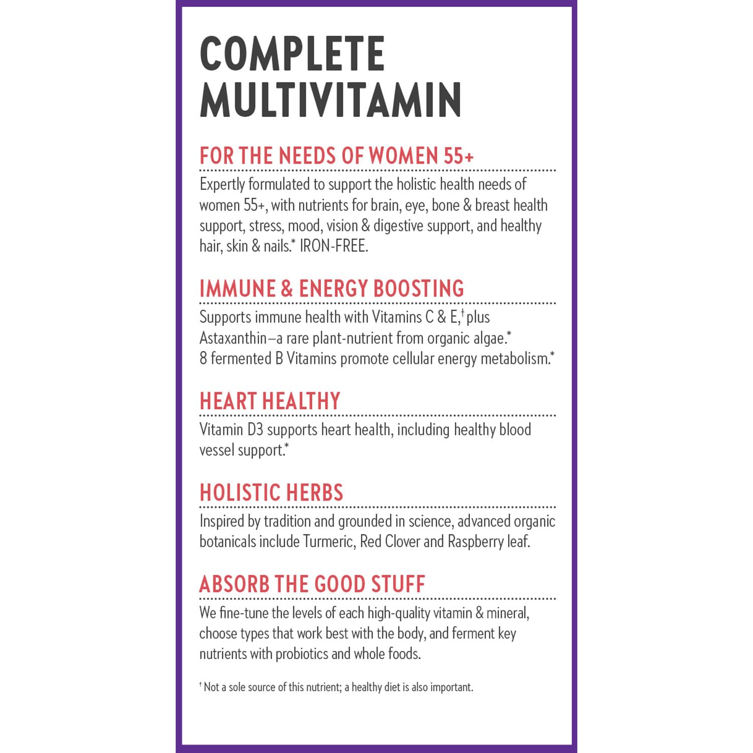New Chapter Women’s Multivitamin 55+, Astaxanthin, B6, B12, D3, Vitamin C & Zinc, Immune, Heart, Cellular Energy, and Bone Support, Gentle on The Stomach