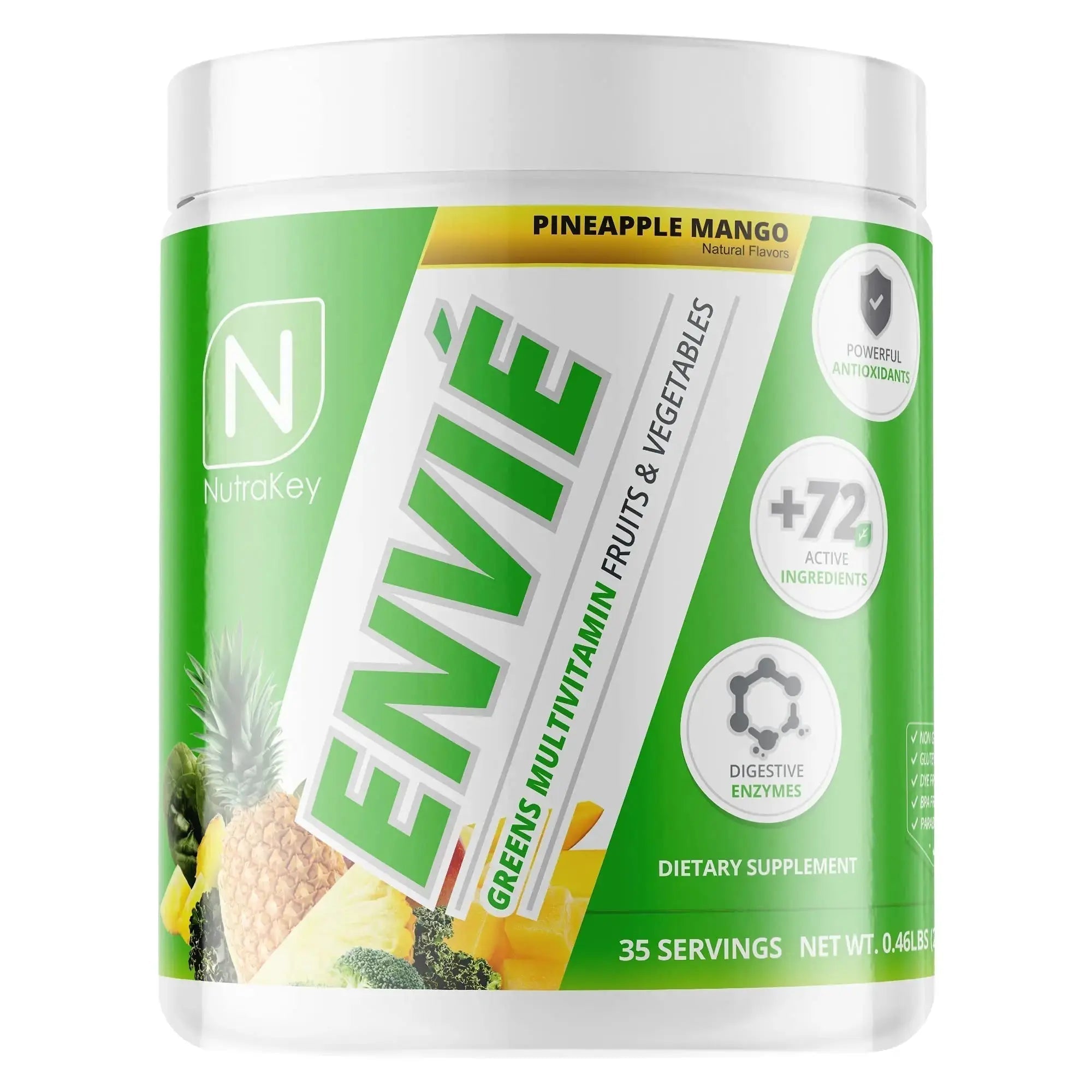 NutraKey Envie Multivitamin Powder, Keto MultiVitamin for Men and Women, Fruits, Greens, Antioxidants, Digestive Enzymes, Amino Acids NutraKey Au supplements
