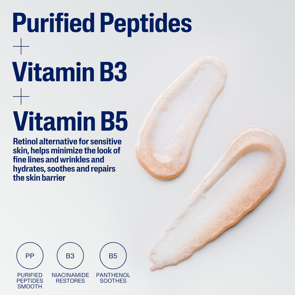 Cetaphil Healthy Renew Anti Aging Face Serum 1 Oz, Retinol Alternative Serum for Face with Niacinamide & Peptides