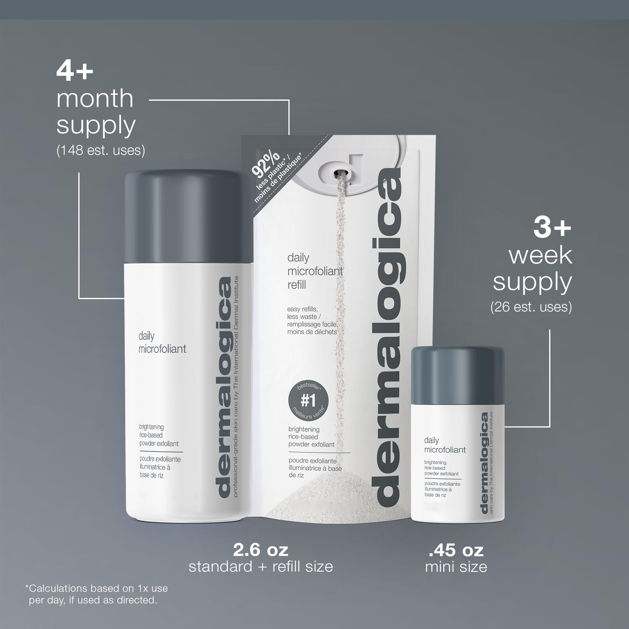 Dermalogica Daily Microfoliant, Face Exfoliator Scrub Powder with Salicylic Acid and Papaya