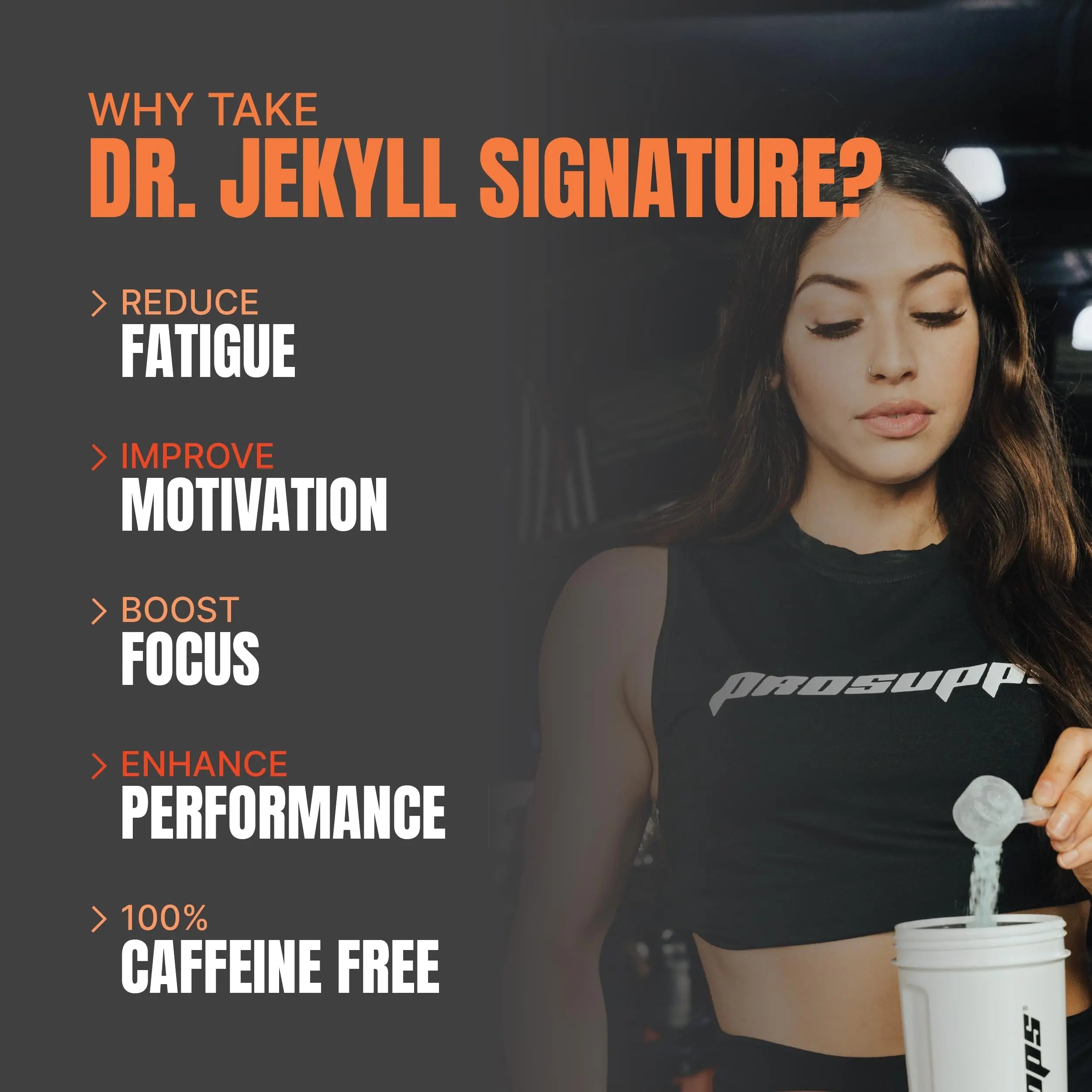 PROSUPPS Dr. Jekyll Signature Pre-Workout Powder, Stimulant & Caffeine Free, Intense PROSUPPS Au supplements