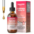 HOLLEGEND Cortisol Supplements for Women, Cortisol Wellness Liquid Drops, 16 in 1 Cortisol Detox Reducer w. Ashwagandha, Magnesium, L-Theanine, Folate for Relaxation & Hormone Balance, Strawberry HOLLEGEND Au supplements