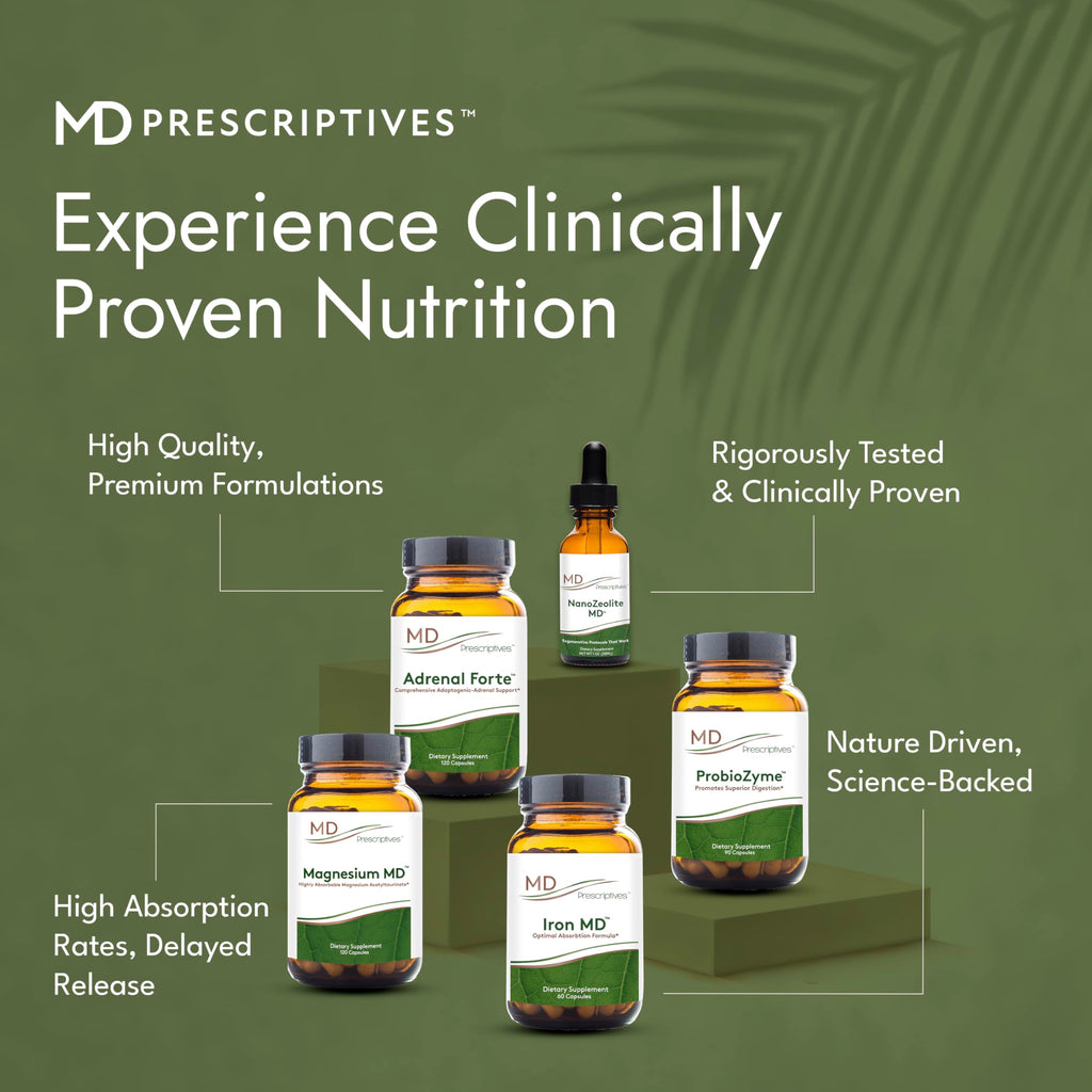 MD Prescriptives - ProbioZyme - Vegetarian Digestive Enzymes - Supplement for Digestive & Gut Health - 90 Capsules