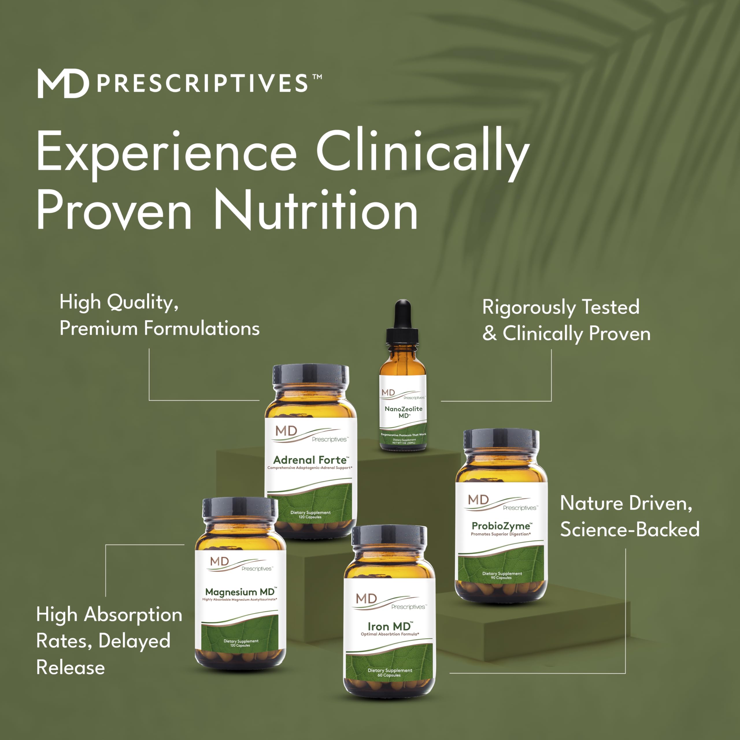 MD Prescriptives - ProbioZyme - Vegetarian Digestive Enzymes - Supplement for Digestive & Gut Health - 90 Capsules