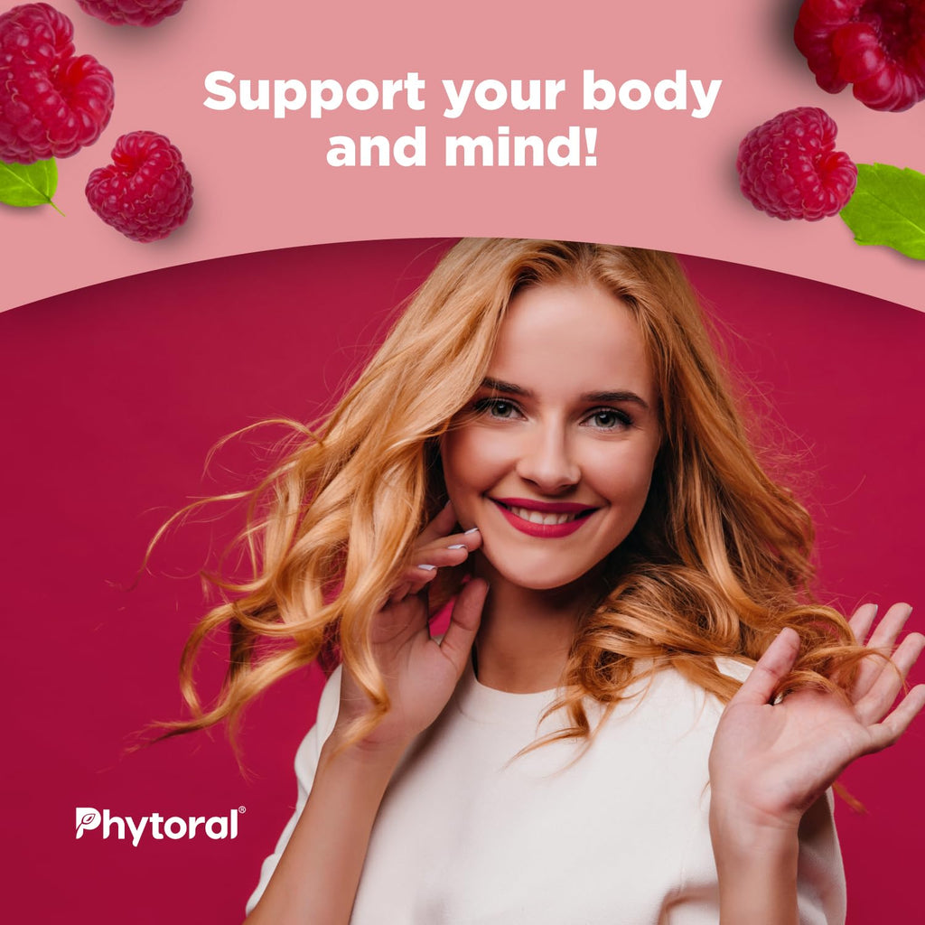 Phytoral Complete Herbal Menopause Supplement for Women - Female Hormone Balance Capsules for Night Sweats Hot Flashes & Mood Swings with Dong Quai, Chaste Berry & Black Cohosh Root - 60 Count Pack Phytoral Au supplements