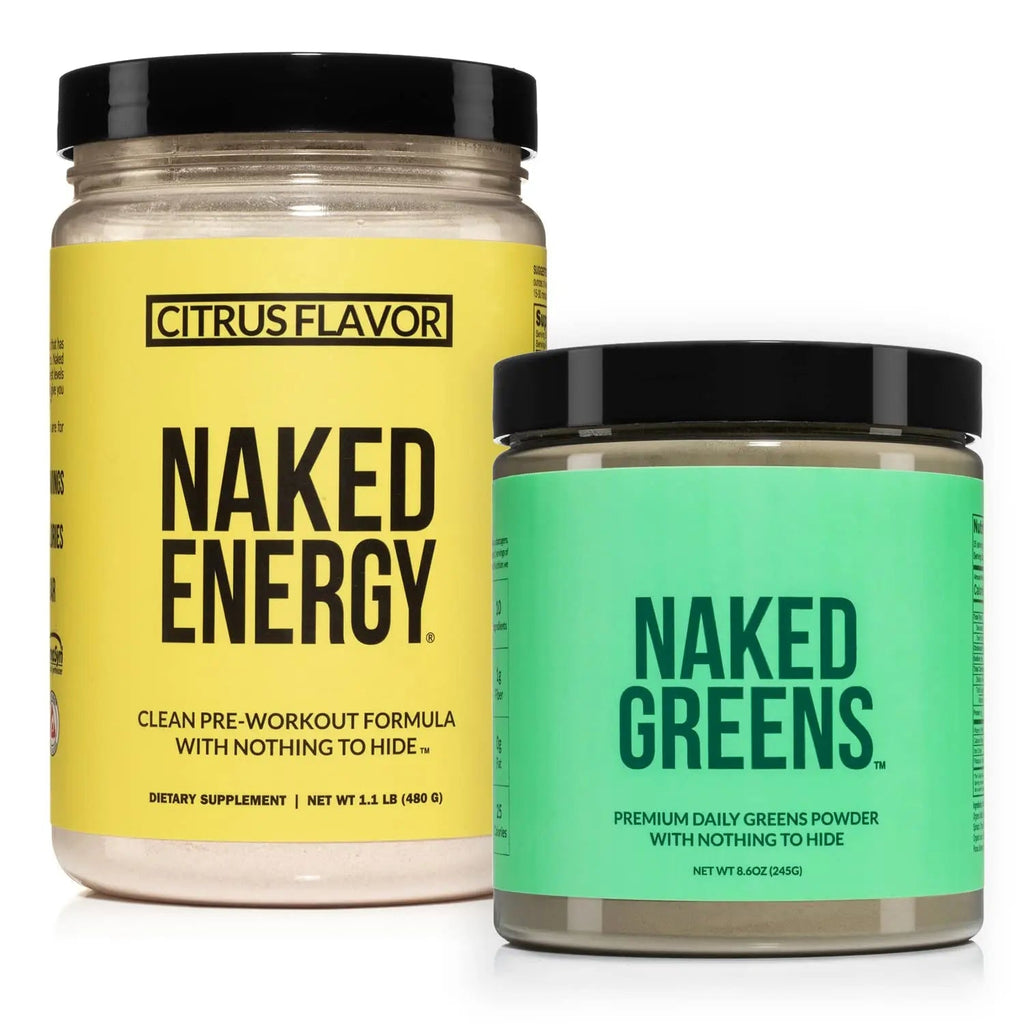 NAKED nutrition Vegan Energizing Bundle: Naked Citrus Energy Super Greens Powder NAKED nutrition Au supplements