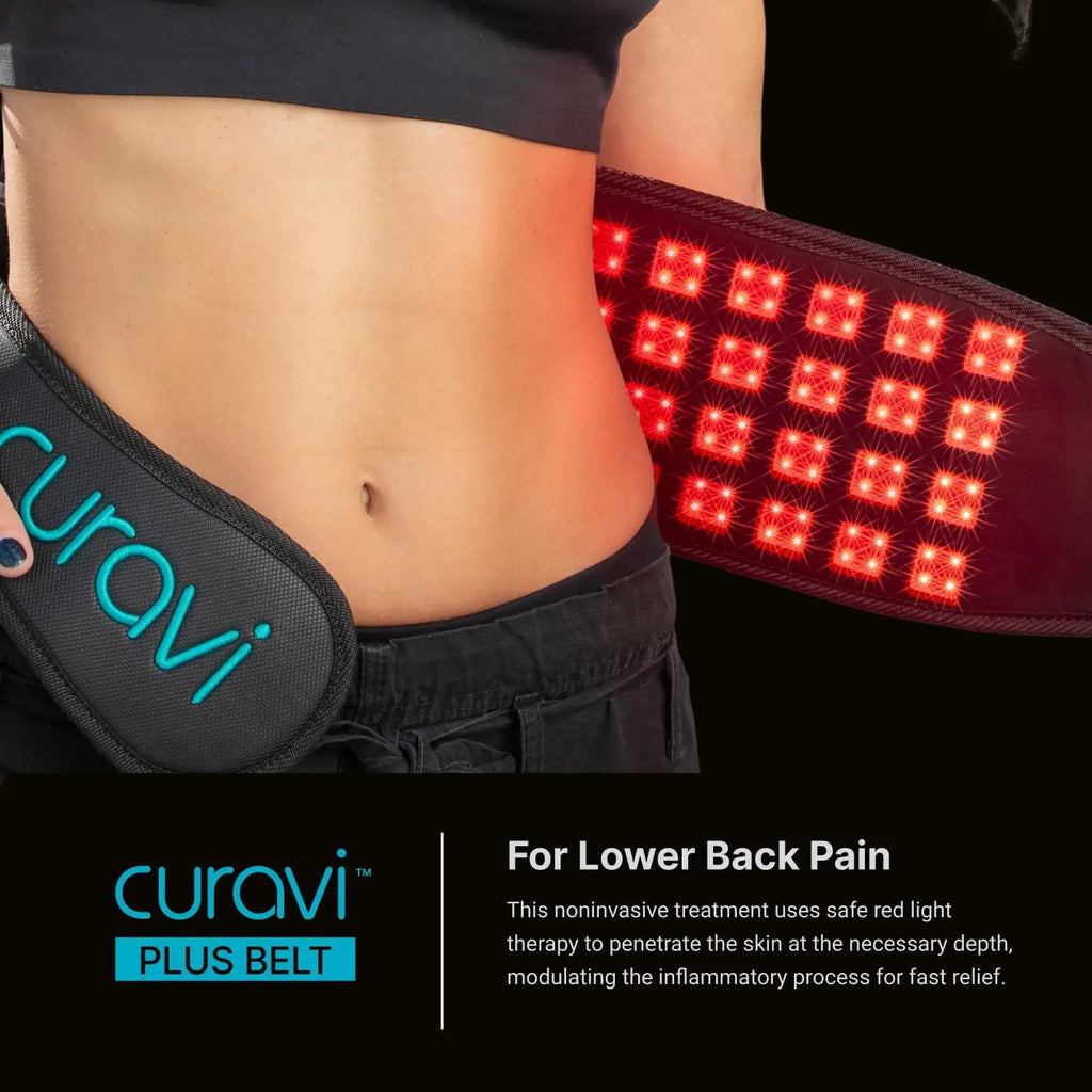 CURAVI Plus™ Wearable Red Light Therapy Belt for Lower Back Pain Relief - 160 Diodes - Safe and Effective CURAVI Au supplements