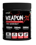 NutriJa Weapon-X Pre-Workout Powder with 21 Active Ingredients - 3 Best Forms of Creatine NutriJa Au supplements