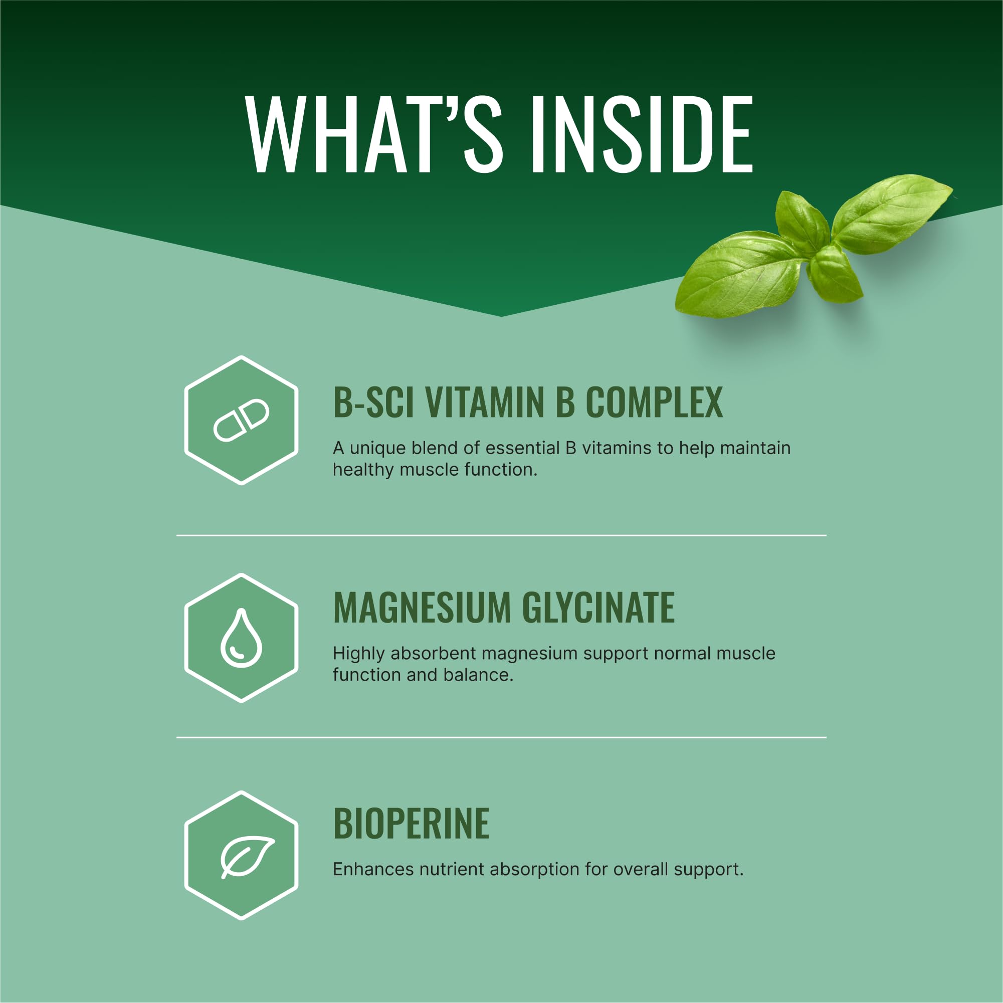 Approved Science Cramprin - High Absorption Magnesium, Vitamin B Complex, BioPerine - Muscle Cramps - 6 Month Supply - 2 Bottles - Vegan Approved Science Au supplements