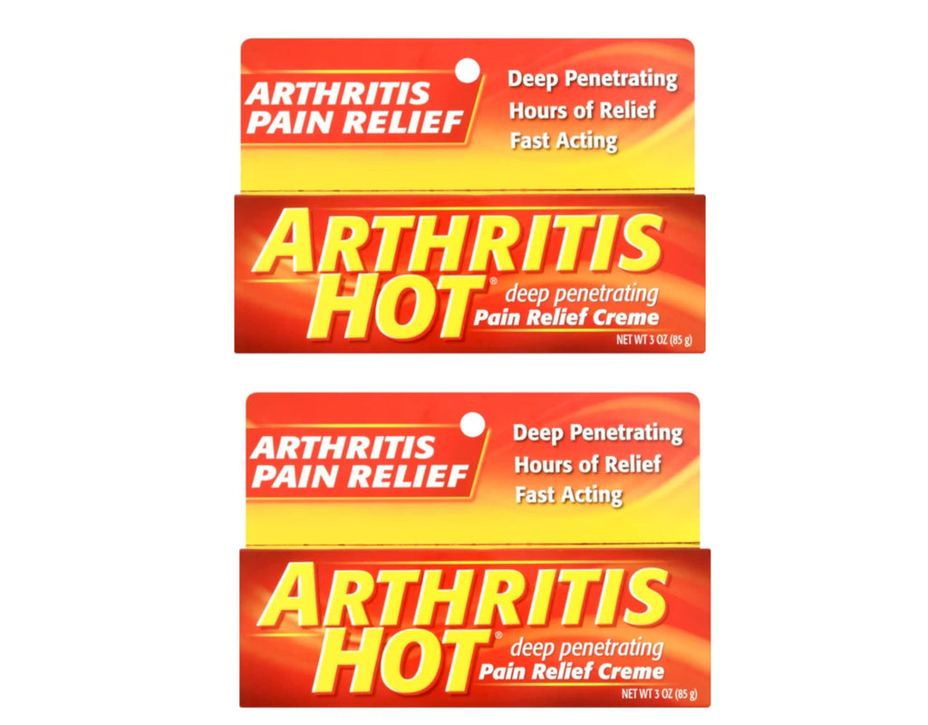 Arthritis Hot Pain Relief Creme 3 oz (Pack of 2) Chattem Au supplements