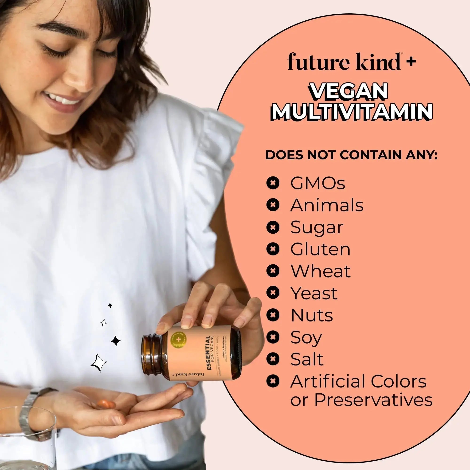 Future Kind Multivitamin Bundle - Vegan Complete Multivitamin and Vegan Essential Multivitamin - Vegan Vitamin B12, Omega 3, and Vitamin D3 - Complete Multivitamin, 42 Vitamins in 1 for Men and Women Future Kind Au supplements