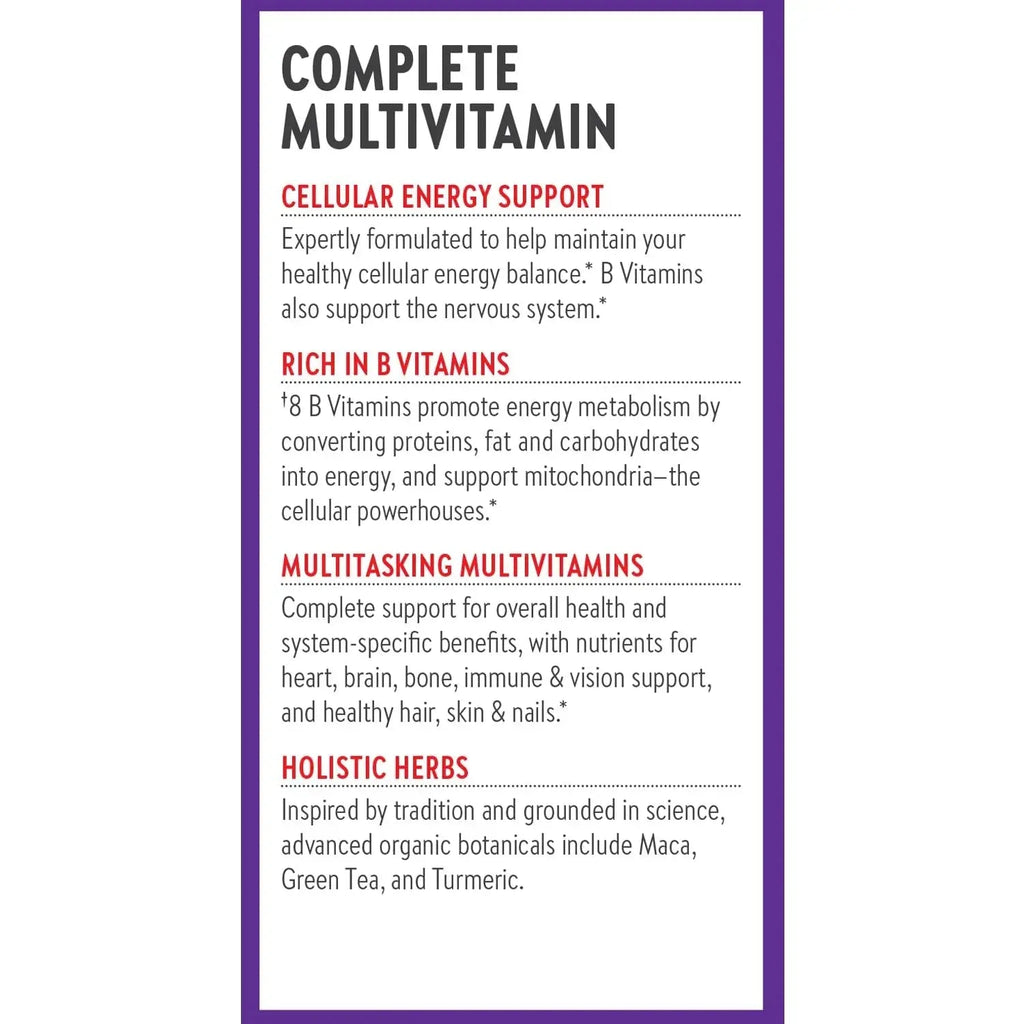 New Chapter Energy Supplement - Perfect Energy Multivitamin for Balanced Energy + Stress Support with B Vitamins + Vitamin D3 New Chapter Au supplements