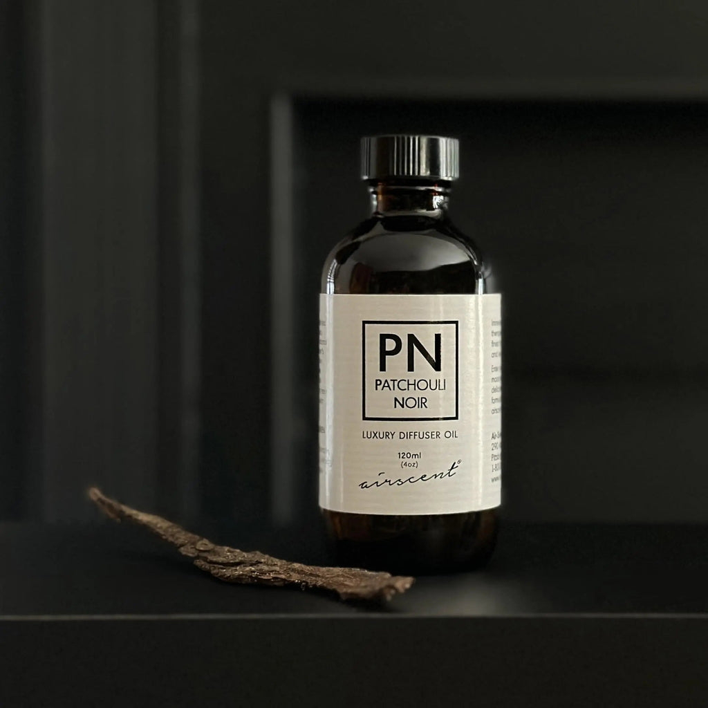 Patchouli Noir Diﬀuser Oil - Air-Scent Aroma and Essential Oil Blend - 120 Milliliter (4 ﬂ oz) Bottle Air-Scent Au supplements