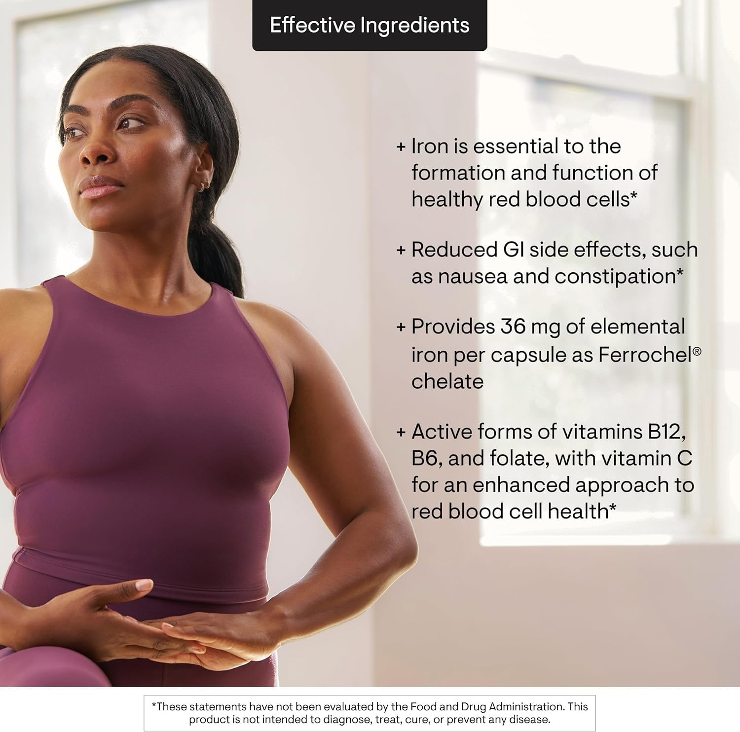 THORNE - Advanced Iron Complex (Formerly Ferrasorb) - Complete Blood Support Formula* - Elemental Iron, Folate, B and C Vitamins for Optimal Absorption - Gluten, Dairy & Soy-Free - 60 Servings THORNE Au supplements