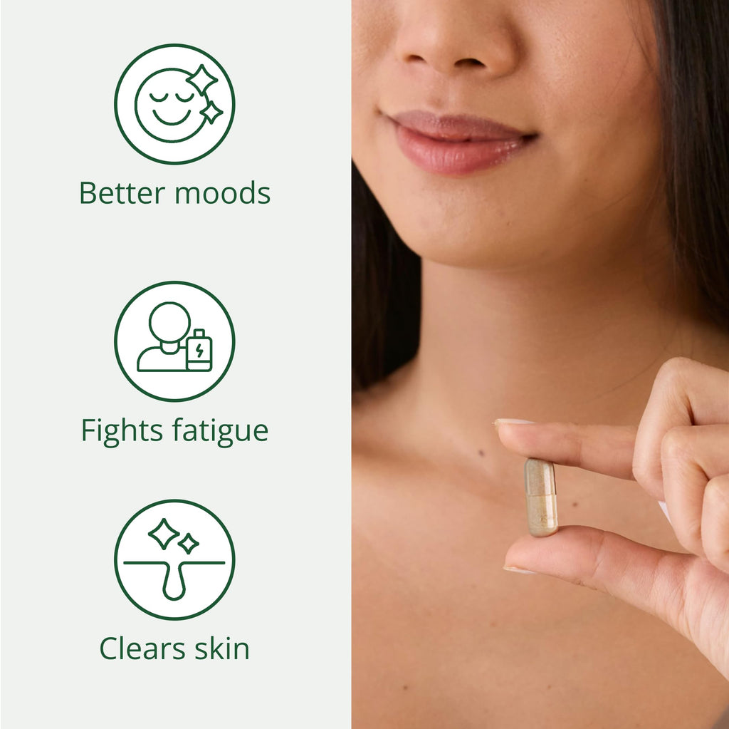 Semaine Hormone Balance – Clearer Skin, Enhanced Moods, Deeper Sleep & Happier Hormones. Hormone-Free, Vegan Capsule, Multi-Symptom Support (60 ct) Semaine Au supplements