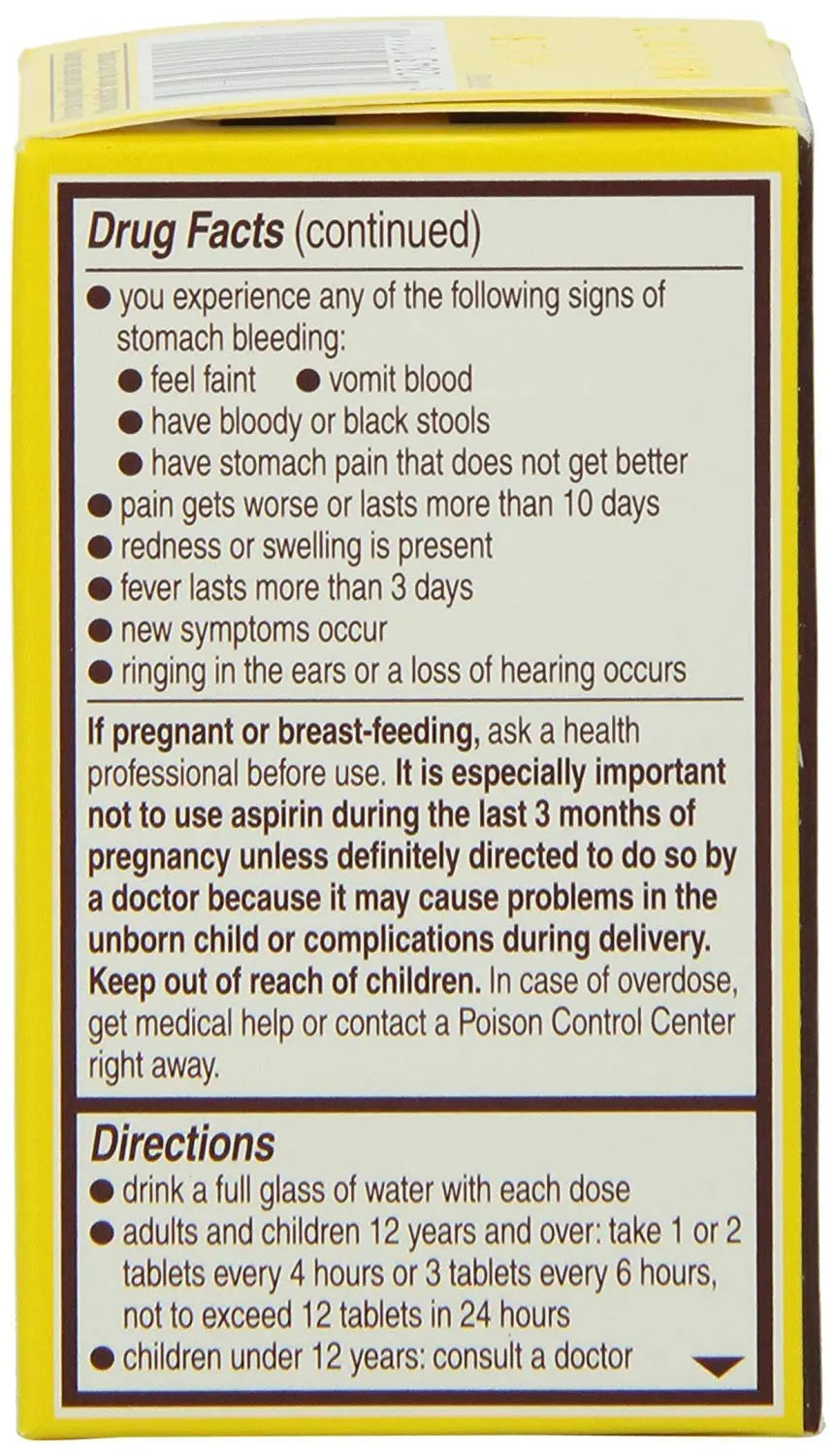 Genuine Bayer Aspirin 325mg Tablets, 24-Count (Pack of 2) Bayer Au supplements