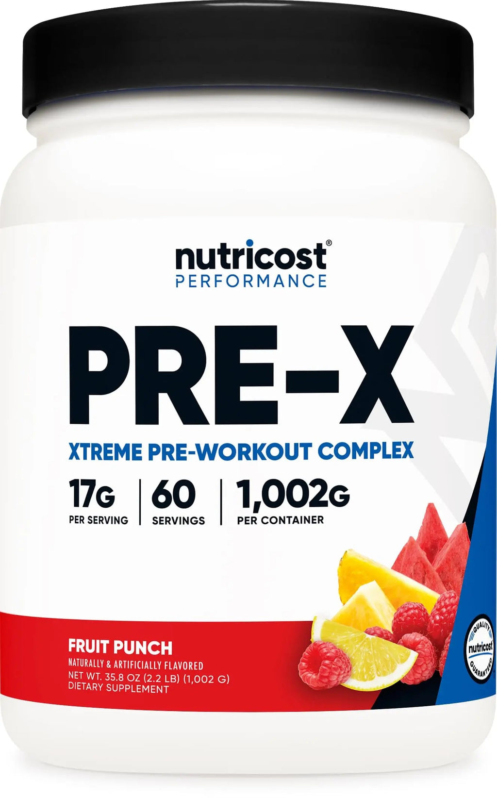 Nutricost Pre-X Xtreme Pre-Workout Complex Powder, Fruit Punch, 60 Servings, Vegetarian, Non-GMO and Gluten Free Nutricost Au supplements