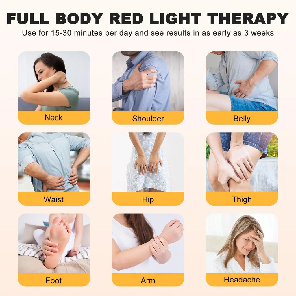 Rutollmit Red Light Therapy Mat - Experience Relaxation with 225 LEDs, 660nm Red Light Rutollmit Au supplements