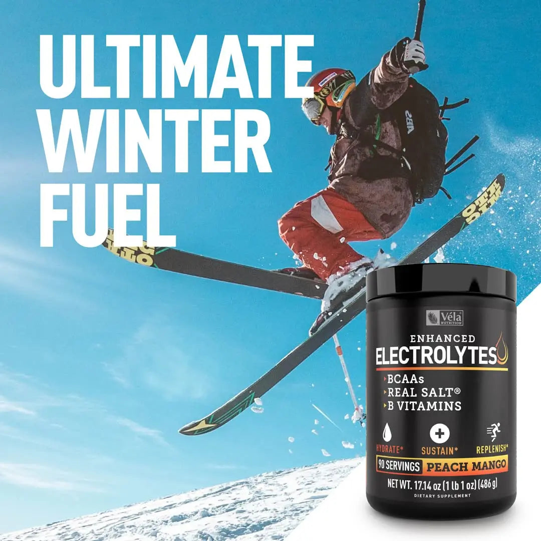 Enhanced Electrolyte Powder (Peach Mango | 90ct.) + BCAA, B-Vitamins & Real Salt Zeal Naturals Au supplements