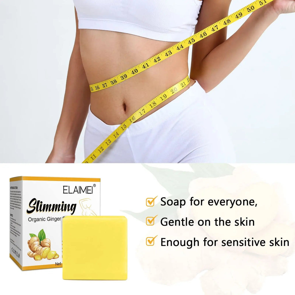 Organic Ginger Soap, Moisturizing Bath Soap, Slimming Ginger Soap, Deep Clean Effectively Moulis Au supplements