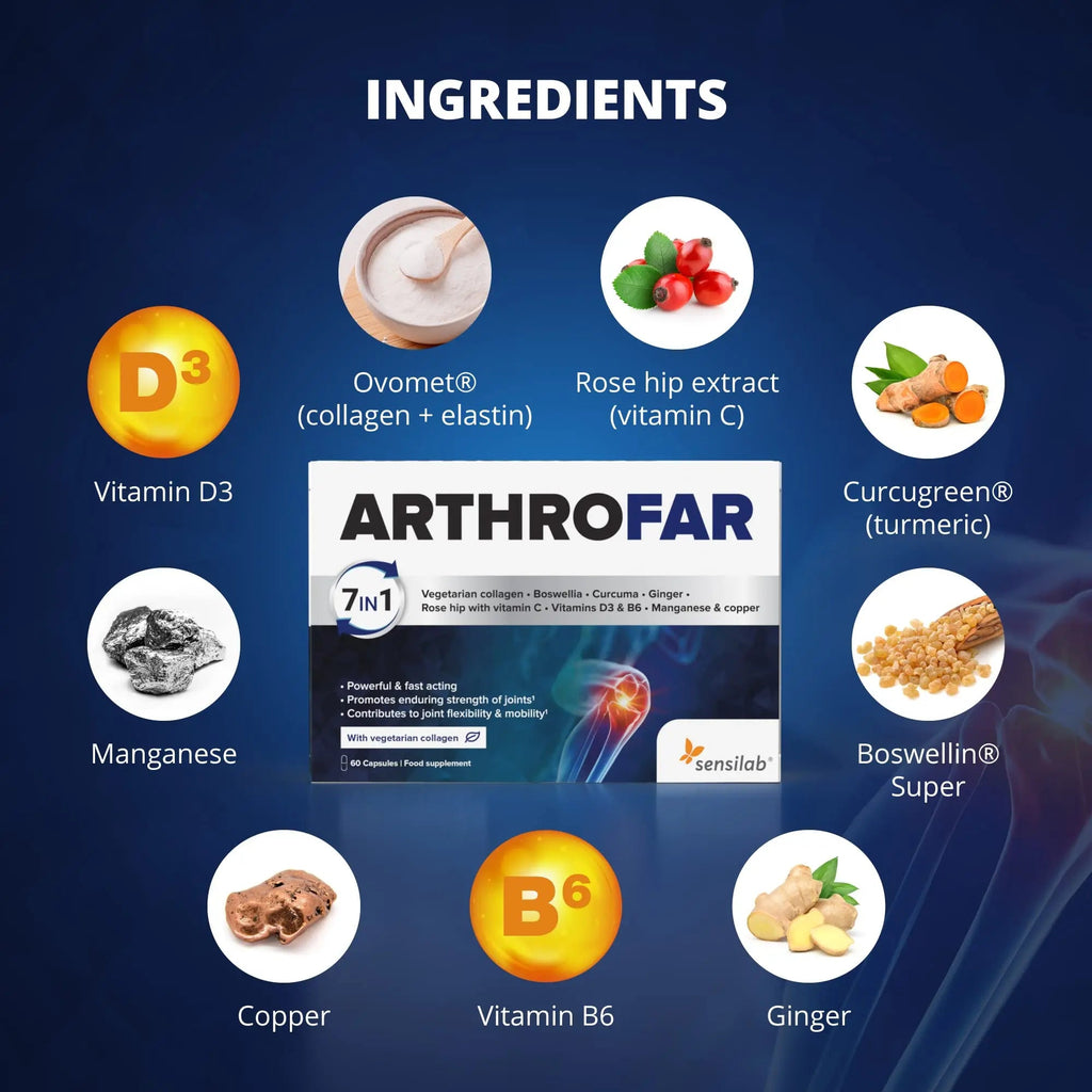 Boswellia Serrata Capsules | Sensilab ArthroFar | Joint Care Supplements Sensilab Au supplements