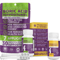 Intimate Rose Combo Pack! Flora Bloom Probiotics for Women (One Bottle) and Boric Balance Boric Acid Intimate Rose Au supplements