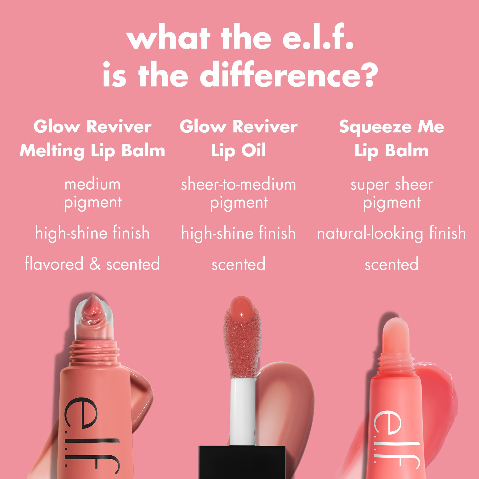 e.l.f. Glow Reviver Melting Lip Balm, Hydrating Tinted Lip Balm For A Glossy Finish & Soft, Supple Lips
