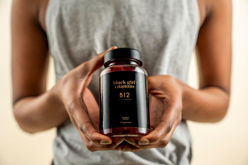Black Girl Vitamins - Vitamin B12 Gummies, for Energy, Metabolism & Nervous System Support, 1000 mcg Cyancobalamin B12 per Serving