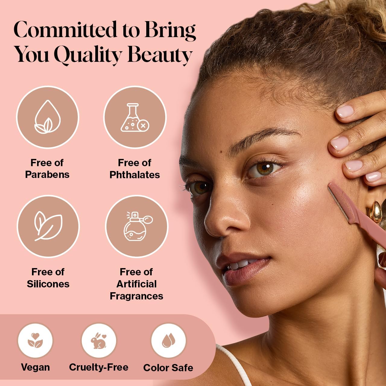 Kitsch Dermaplane Face Oil with Jojoba & Argan Oil – Hydrating Facial Formula for Dermaplaning Tool, Gua Sha & Razor Use