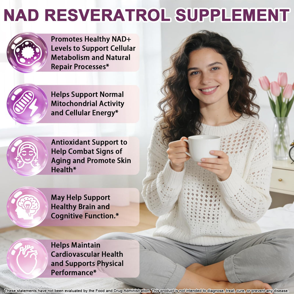 NAD+ Supplements for Men & Women, Extra Strength NMN Alternative Liposomal Nad⁺ Supplement with Resveratrol Quercetin for Cellular Energy & NAD+ Levels, Fast Absorption Liquid NAD Plus丨NON-GMO, 2Fl Oz WellVeraVida Au supplements