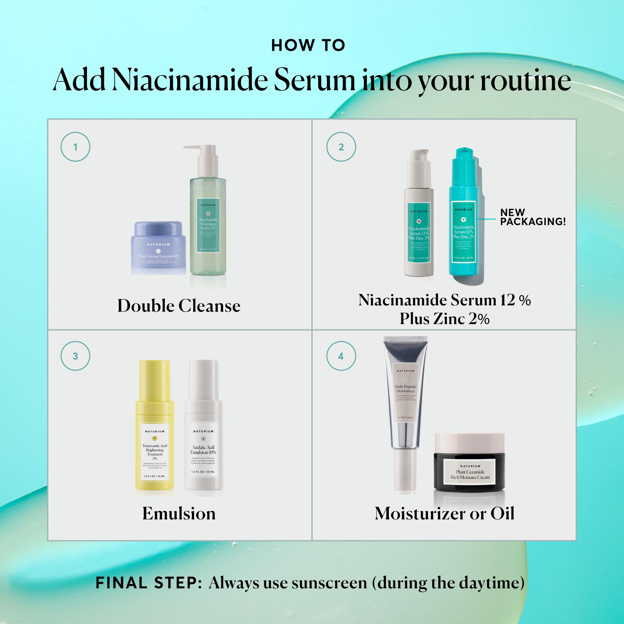 Naturium Niacinamide Face Serum 12% Plus Zinc 2%, Anti-Aging, Pore Minimizer & Dark Spot Corrector