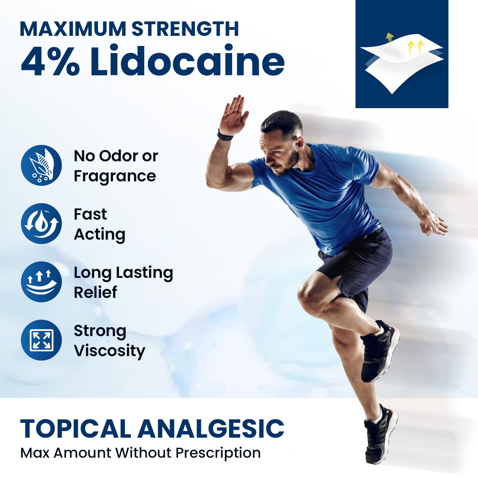 Sumifun 4% Lidocaine Pain Relief Patches 15 Counts Maximum Strength Numbing Gel Patch for Back Knee Neck Joint Ache Muscle Soreness Topical Analgesic Sumifun Au supplements