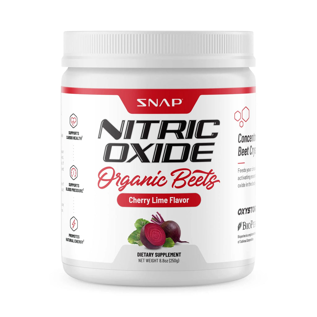 Snap Supplements USDA Organic Beet Root Powder, 3-in-1 Nitric Oxide Supplement Snap Supplements Au supplements