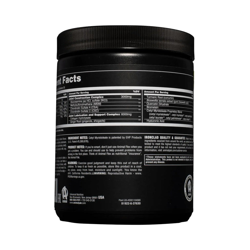 Animal Flex All-in-one Complete Joint Supplement, Turmeric Root Curcumin, Collagen Animal Au supplements