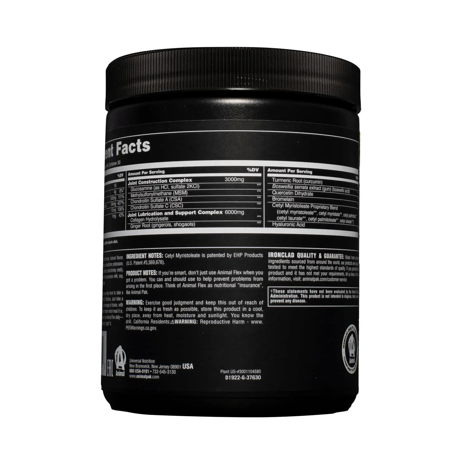 Animal Flex All-in-one Complete Joint Supplement, Turmeric Root Curcumin, Collagen Animal Au supplements