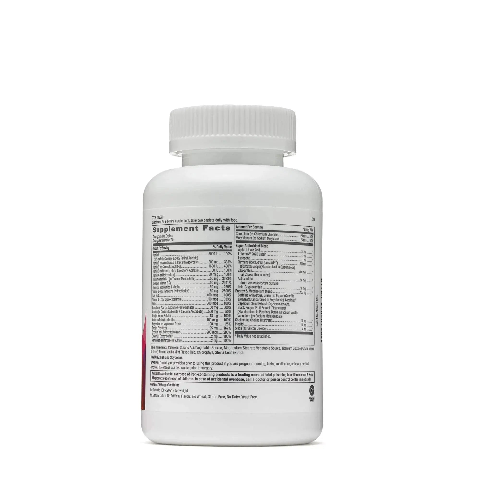 GNC Womens Ultra Mega Energy and Metabolism Multivitamin for Women, 180 Count, for Increased Energy, Metablism, and Calorie Burning GNC Au supplements
