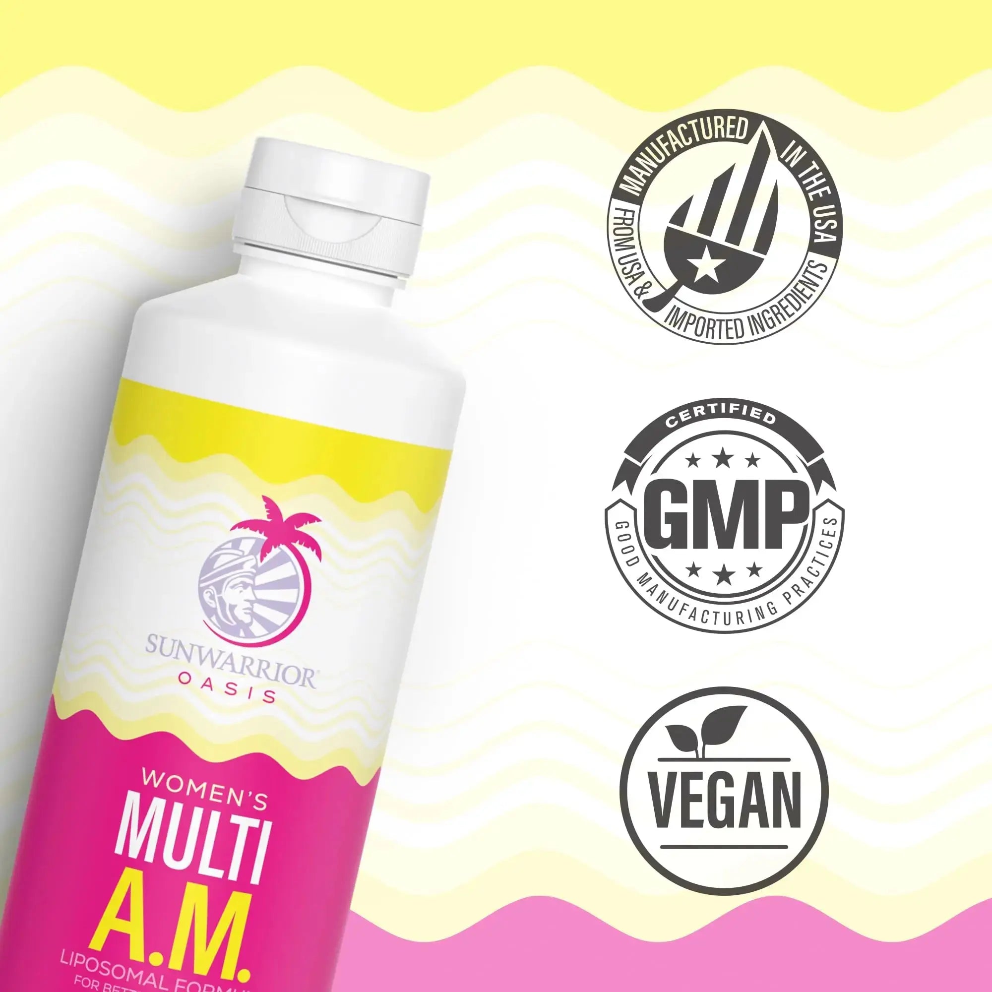 Liquid Multivitamins for Women Immune Support Supplement Liquid Vitamins for Women Multi | with B Vitamins D3 Lions Mane Ginseng Curcumin MCT Oil | Sunwarrior Au supplements