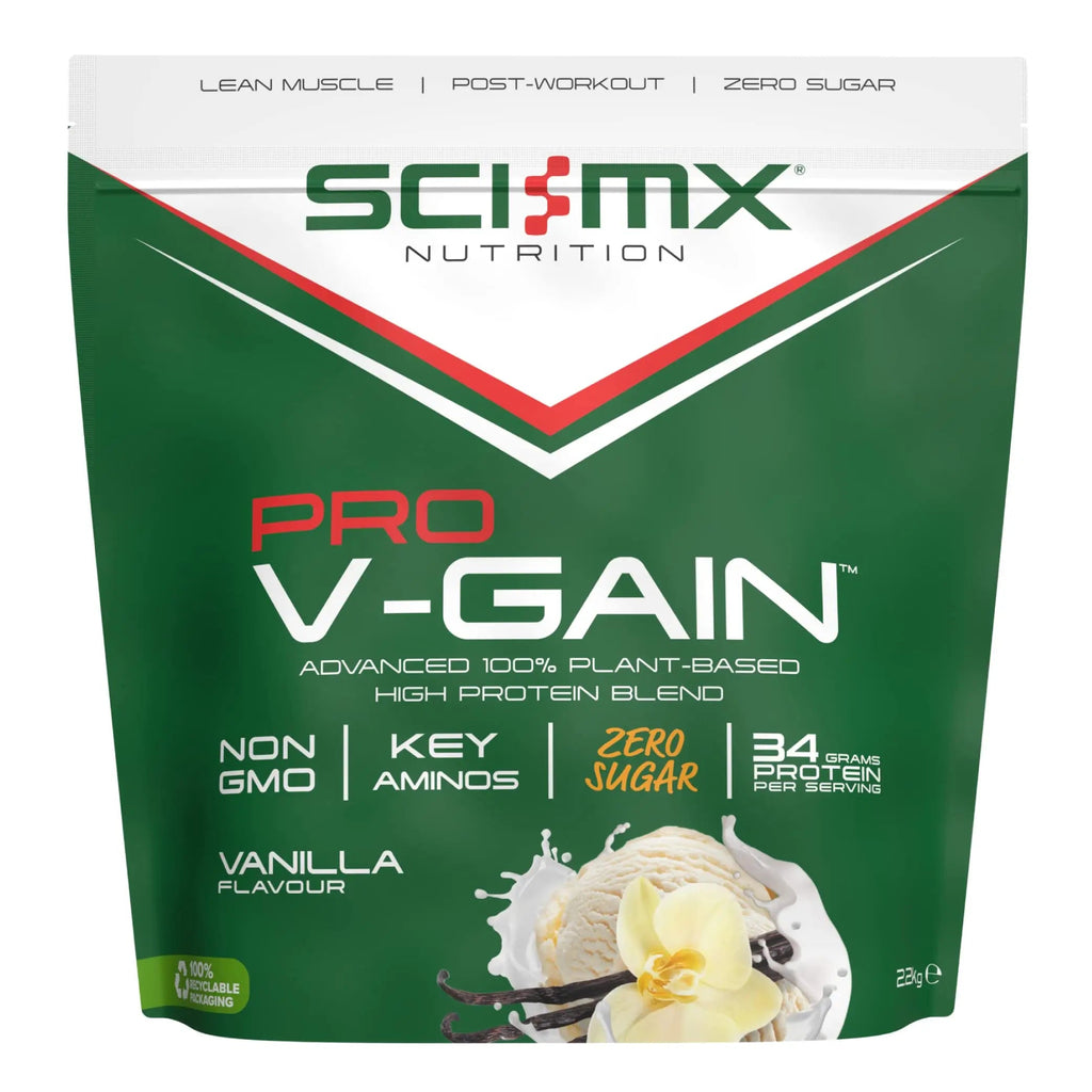 SCI-MX Pro-V Gain - 100% Vegan Vanilla Flavour Soy Protein Powder Isolate + B12 + Magnesium SCI-MX Au supplements