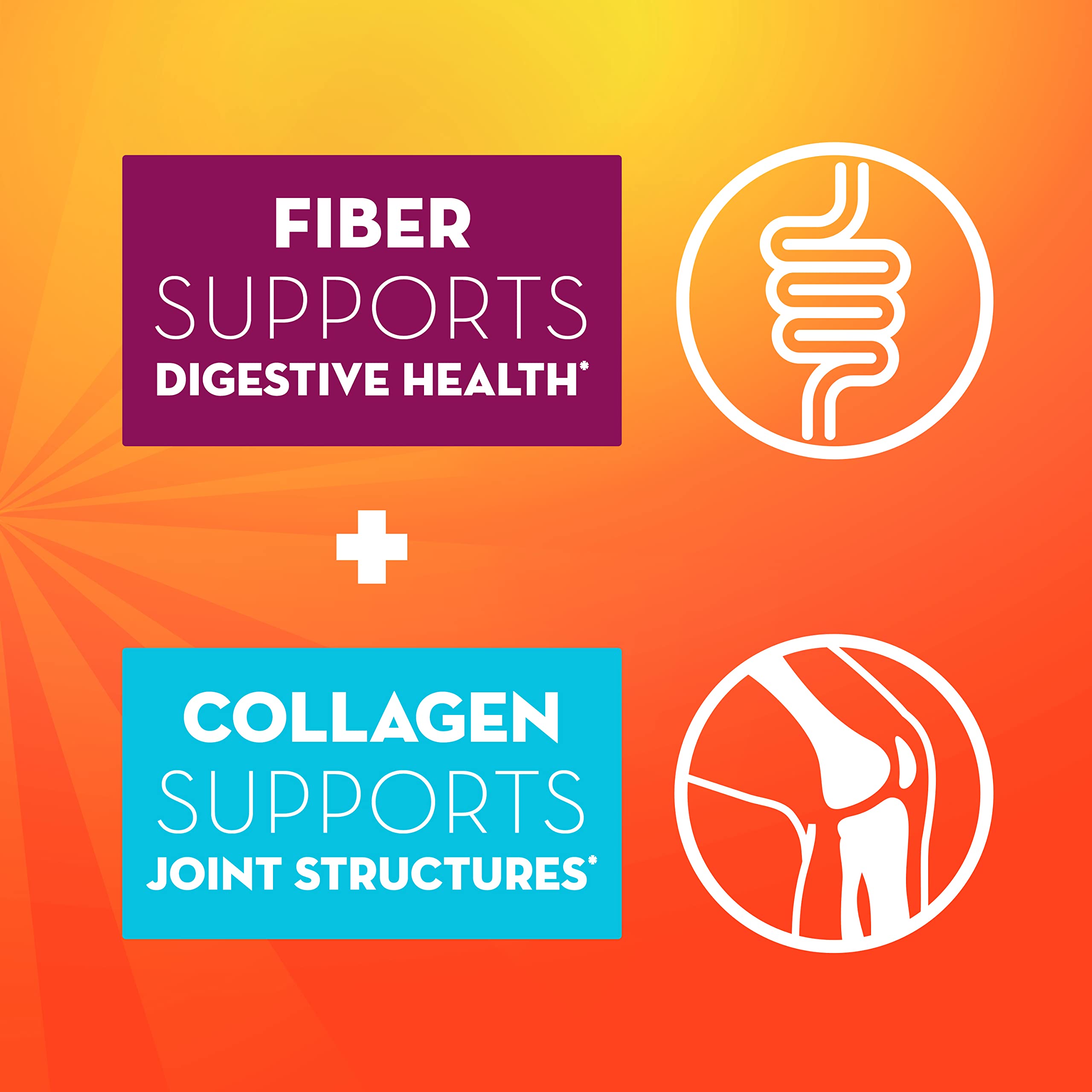 Metamucil Daily Fiber + Collagen, Psyllium Husk Powder, Plant Based Fiber Supplement, Sugar-Free with Stevia, 3-in-1 Fiber Supplement