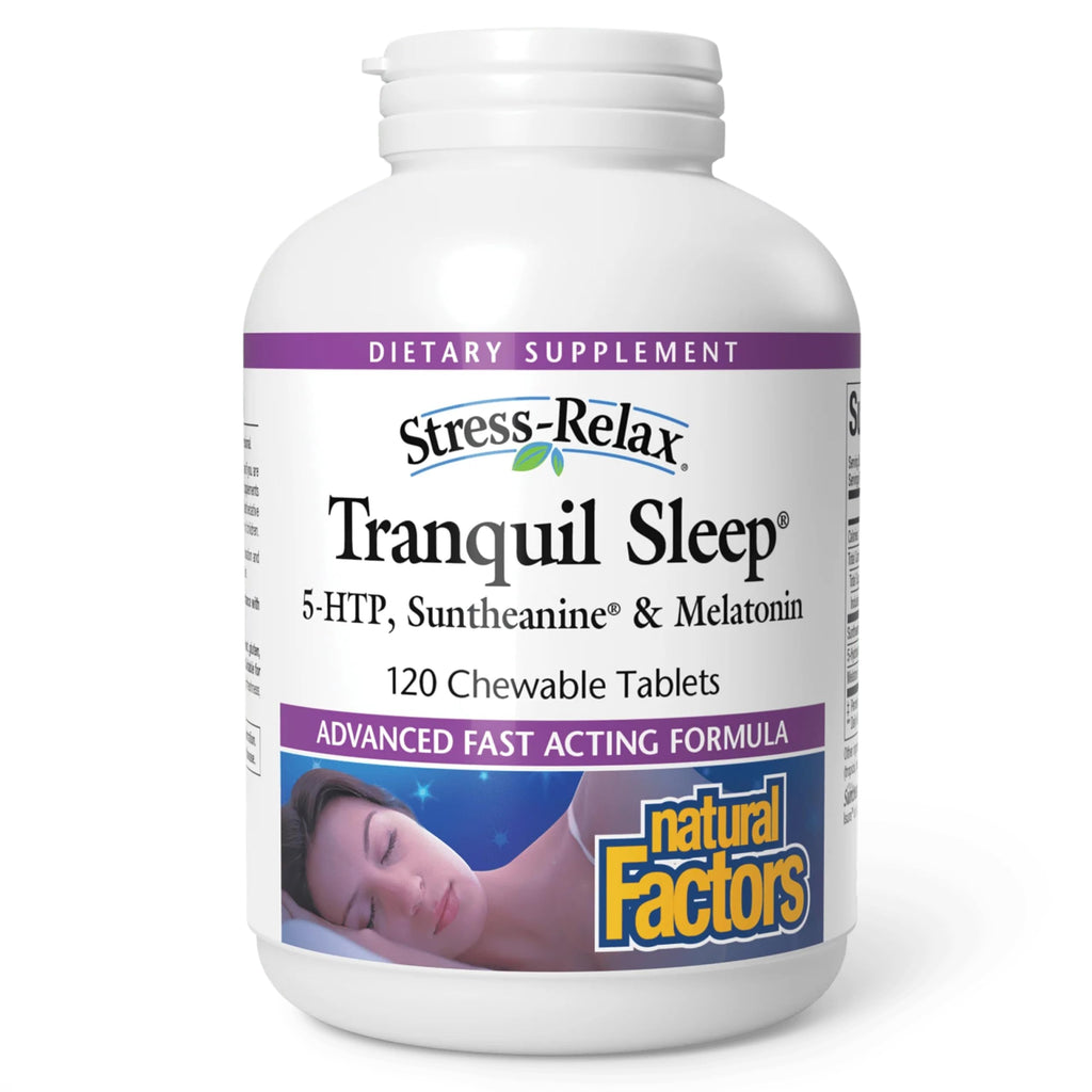 Natural Factors Stress-Relax Tranquil Sleep Tablet, 120 Count
