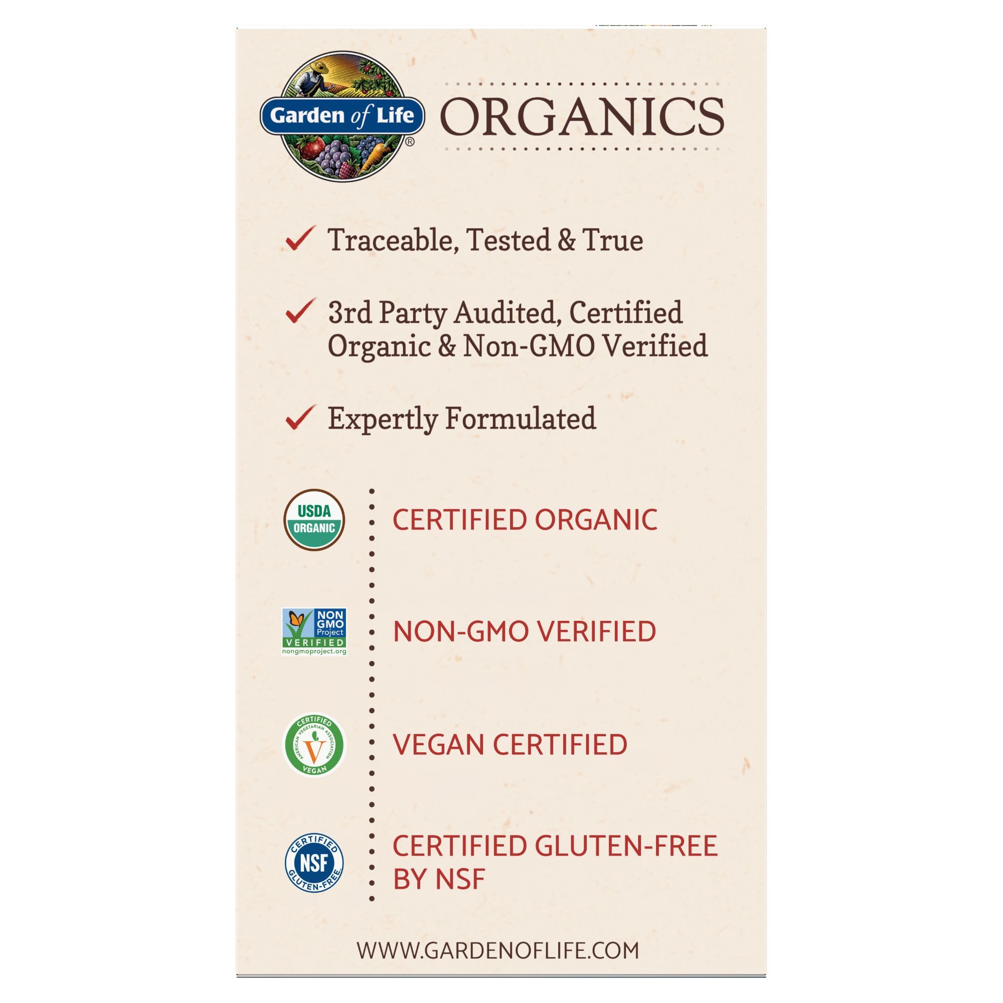 Garden of Life Organic Ashwagandha Supplement with Probiotics & Ginger - Stress, Mood & Energy Support, Vegan, Gluten Free