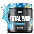REDCON1 Total War Pre Workout - Beta Alanine + Citrulline Malate Keto Friendly Preworkout for Men & Women with 320mg of Caffeine - Fast Acting -Blue Lemonade (30 Servings)