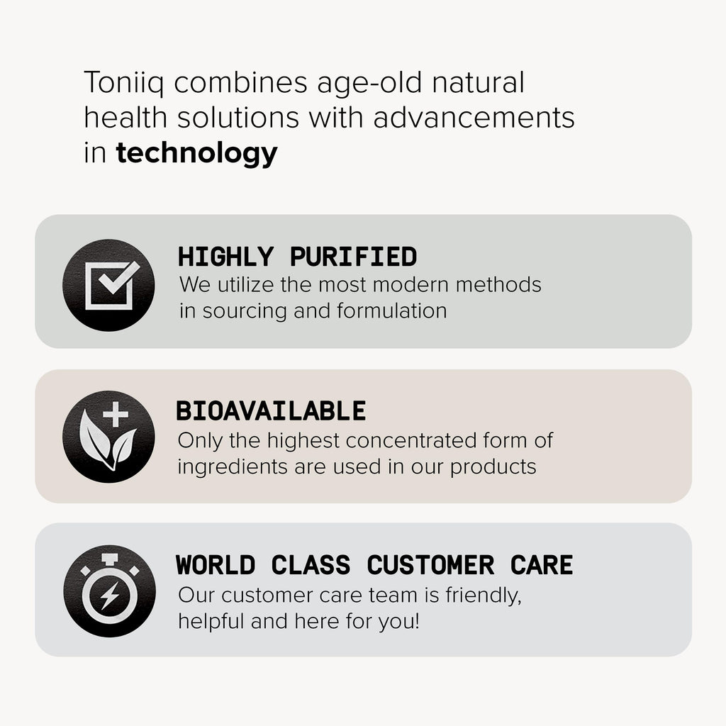 Toniiq Olive Leaf Extract - Ultra High Potency 45:1 Extract with 50% Oleuropein - Highly Concentrated - Third-Party Lab Tested - 120 Capsules Toniiq Au supplements