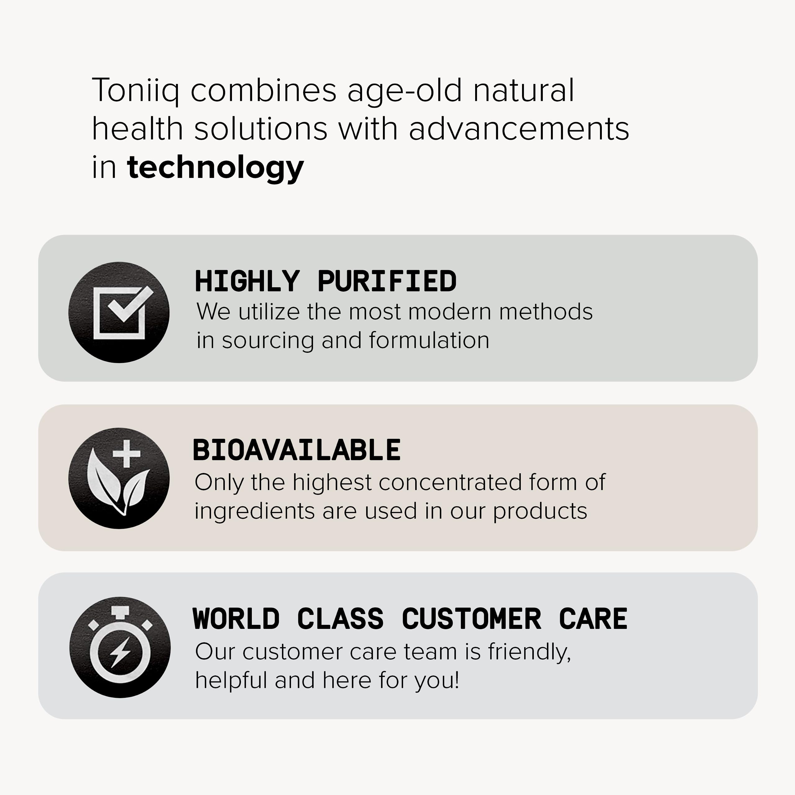 Toniiq Triple-Strength 600mg Rhodiola Rosea - 120 Capsules - 5% Salidroside Concentrated Extract - Highly Purified and Bioavailable Toniiq Au supplements