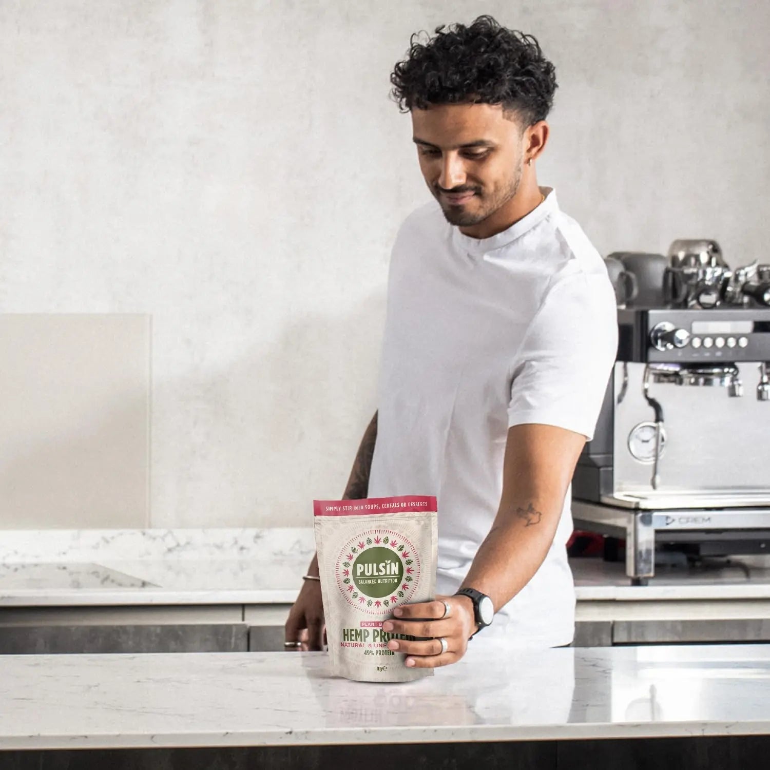 Pulsin - Natural Unflavoured Vegan Hemp Protein Powder - 1kg - 4.9g Protein, 0.4g Carbs, 35 Kcal Per Serving Pulsin Au supplements