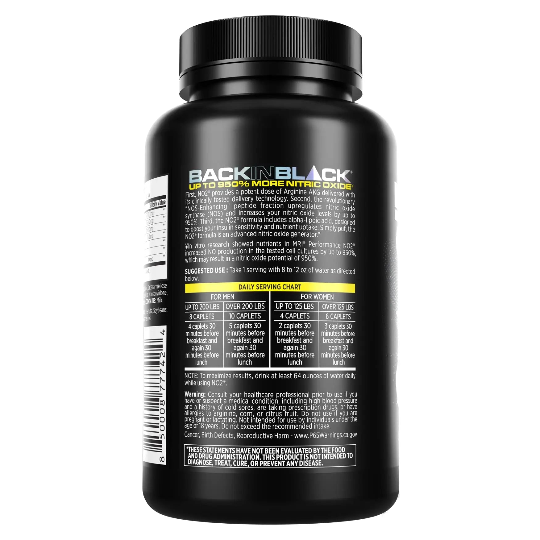 MRI Performance NO2 Nitric Oxide Original Formula All Day Perpetual Pump, Stim-Free MRI Au supplements
