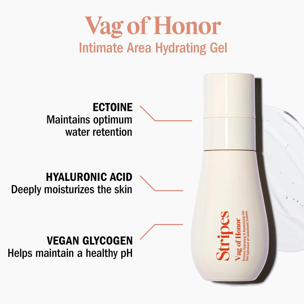 STRIPES by Naomi Watts - Vag Of Honor - Hydrating Gel For Relieving Vaginal Dryness STRIPES Au supplements