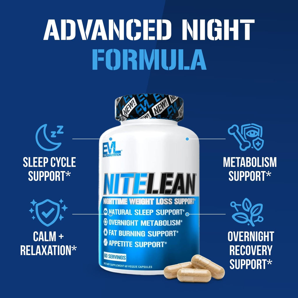 Night Time Fat Burner for Weight Loss Support - Belly Fat Burner for Men & Women with Green Tea and White Kidney Bean Extract - Nighttime Metabolism Booster & Sleep Optimizer to Help Stubborn Fat Loss