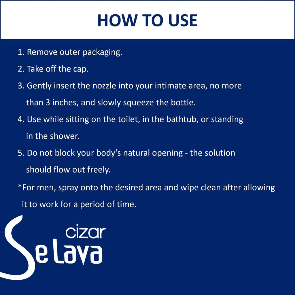 Cizar - Selava, Feminine Wash 15ml 7ea, Gynecologists Developed, Preservative-Free Cizar Au supplements